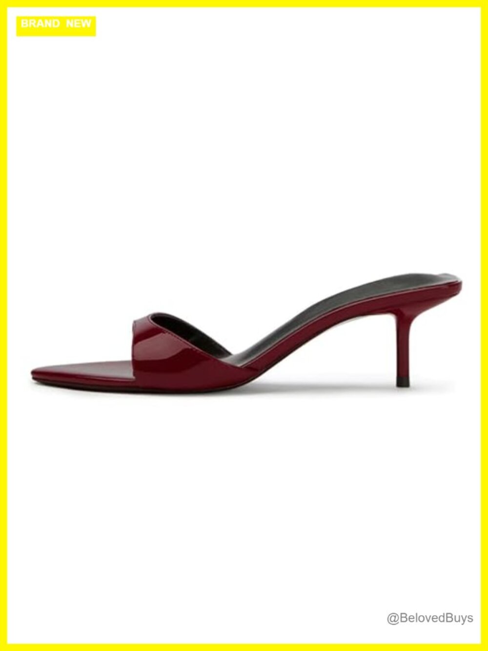 Kitten Heel Mule Sandals Pointed Toe Slip On Women's Heeled Shoes